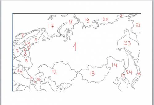 Тема «Границы России» Задание Ⅰ. Какими номерами на карте обозначены Азербайджан Балтийское море Ба