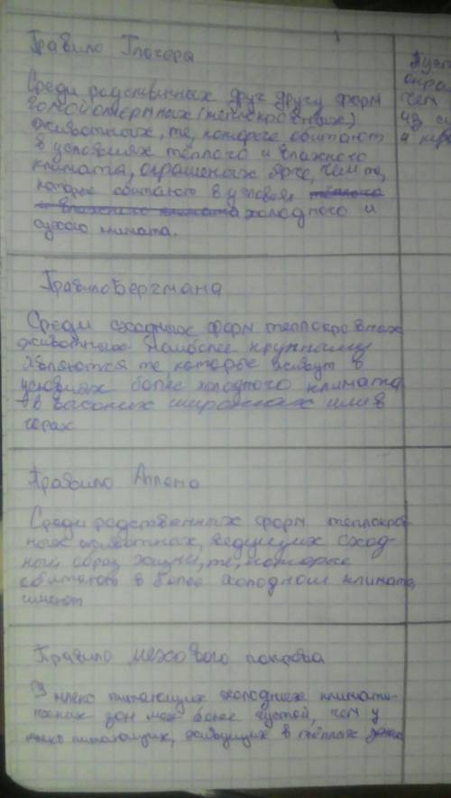 «Экологические адаптации» Составить схему, в которой отразить основные понятия темы, привести пример