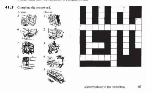 Complete the crossword