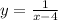 y=\frac{1}{x-4}