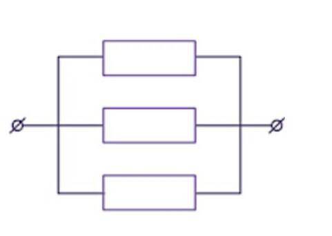 Определите чему равно общее сопротивление цепи,если сила тока на каждом резис