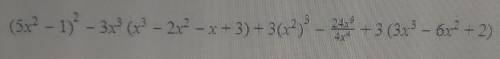 Задано выражение: 1. Преобразуйте выражение, чтобы получить многочлен стандартного вида. Укажите
