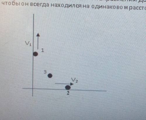 От перекрестка дорог, угол между которыми равен 90 градусов, начинают движение 3 автомобиля. 2 из н