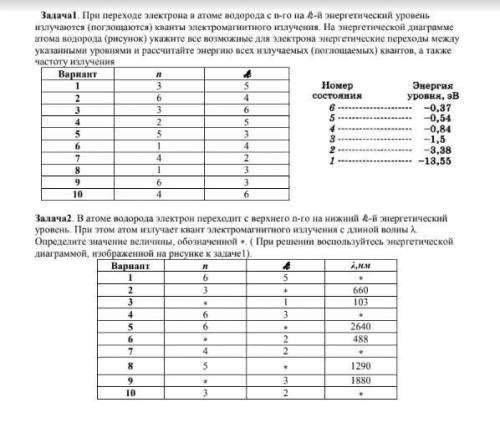 3 вариант желательно выполнить и расписать на листке бумаги