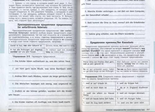 Немецкий язык с 310-314 включительно, очень задания в прикрепленном файле