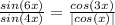 \frac{sin(6x)}{sin(4x)} =\frac{cos(3x)}{|cos(x)|}