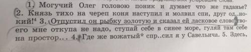 надо выписать 3 предложение с прямой речью