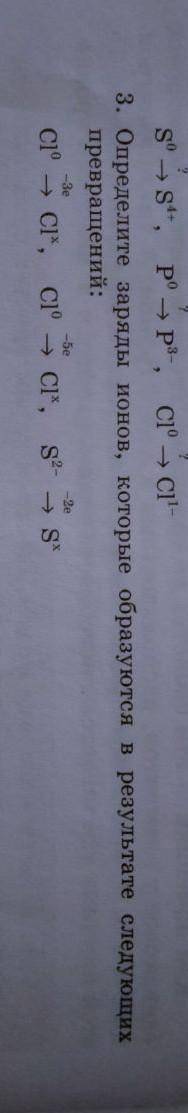 Очень Определите заряды ионов которые образуются в результате следующих превращений ​