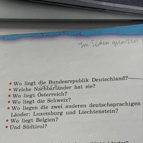 СОРОЧНО 2) Wo liegt die Schweiz? 3) Wo liegen die zwei anderen deutschsprachigen Ländern: Luxemburg