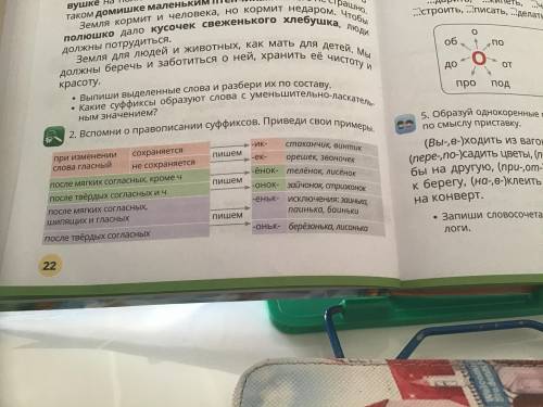 Вспомни правописании суффиксов.Приеди свои примеры.