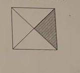 Найдите площадь квадрата, если площадь закрашенной части равна 2,21 см2. ответ округлите до десятых.