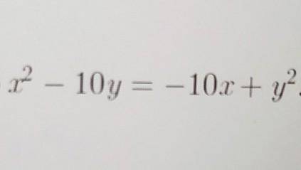 Два различных числа x и y таковы, что x(в квадрате)-10y=-10x+y(в квадрате). Найдите сумму x и y . ​