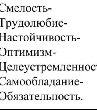 Каквы понимаете 7 составляющих воливыразите виде схемы или рисунка​