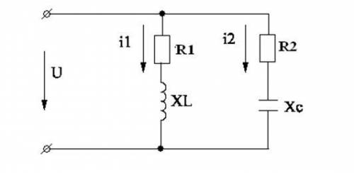Катушка с активным сопротивлением R1=200 Ом и индуктивностью L=0,24 Гн соединена параллельно с конде
