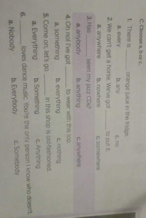 Choose a, b or c. x difficul​