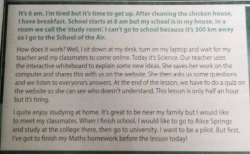 3 Read the blog again. Are the sentences 'Right' (A) or 'Wrong' (B)? If you cannot findthe informati