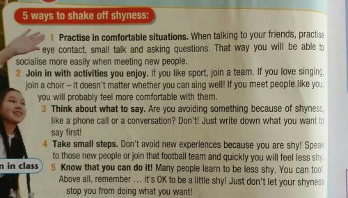 2 16.4.4.1 Read again and answer the questions.How can shyness be a problem?2 How can a person feel