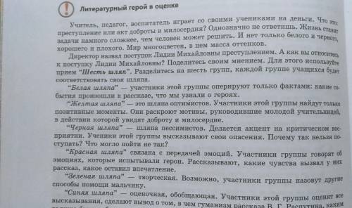 Рассказ:уроки французского. Зелёная шляпа перечислить