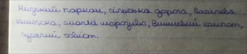 Распределить по колонкам якiснi, вiдноснi, присвiйнi.