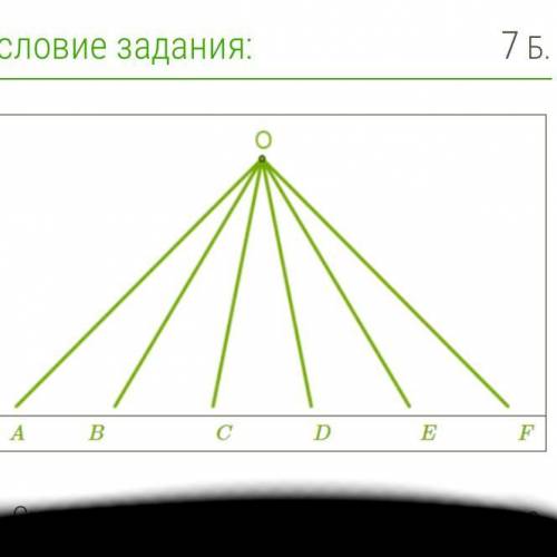 1. Сколько углов во внутренней области угла ∡ всего, включая сам угол? . 2. Назови луч, который явля