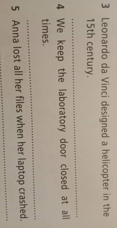 Rewrite the active sentences in the passive. 1.Alexander Fleming discovered penicillin in 1928.2Mr R