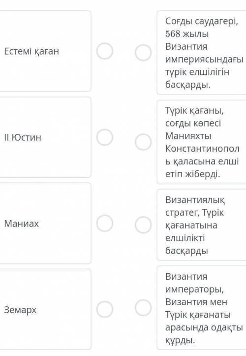 Тарихи тұлға мен оқиғаны сəйкестендір білім лент