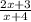 \frac{2x + 3}{x + 4}