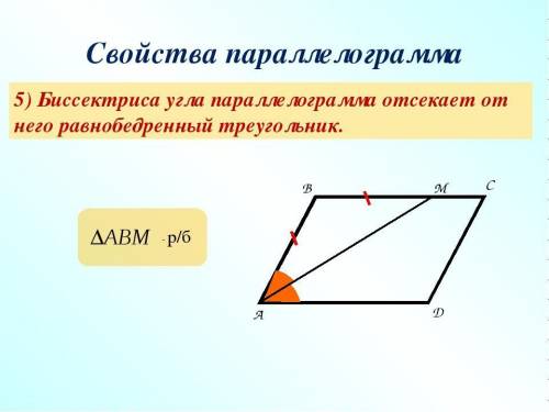 ДО ТЬ ВСЕГО 1 ЗАДАЧА У паралелограмі ABCD:1. AB = 7 см2. AD = 12 см 3. бісектриса кута A перетинає с