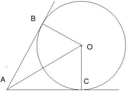 ДАЮ 16Б Дано: ∢ CAO = 54°. Вычисли: ∢ ABO = °; ∢ COA = °.