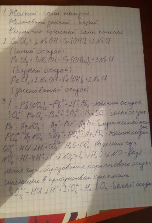 5. В лаборатории приготовили водный раствор неизвестного вещества. к полученному раствору добавили н