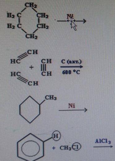 Допишите уравнения химических реакций и его гомологов​