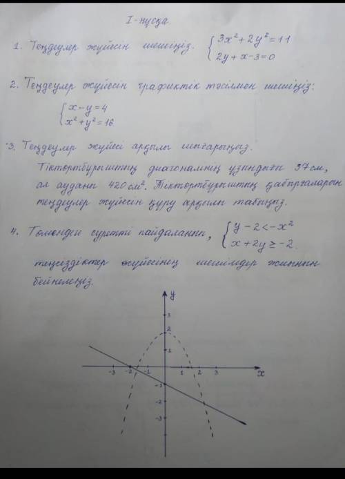 Алгебра пәнінен бжб керек