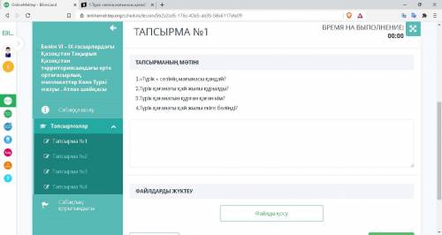 ответьте на вопросы 1. Что означает слово «турок»? 2. В каком году был основан тюркский каганат? 3.