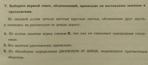 выберите верный ответ, объясняющий, Правильно ли поставлены запятые в предложении.​