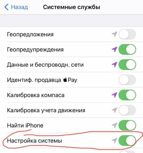 Что делает этот пункт в настройках геопозиции?