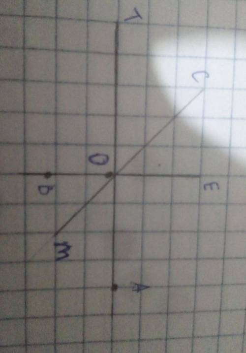 Дано: угол СОЕ = 42°, угол АОЕ = 90° Найти:угол МОВ = ? ​