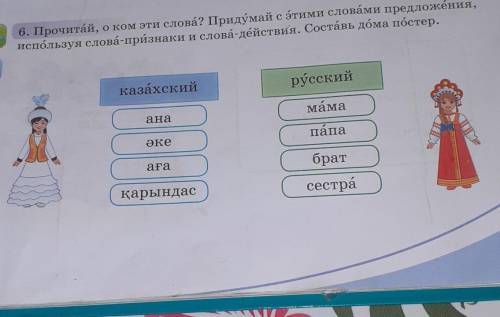 Дружба - достык е 6. Прочие, о ком ти сао? Пра е и еловами предложения,используя слов признаки велоа