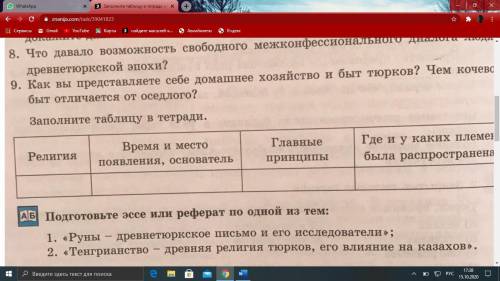 Заполните таблицу религия время и место появления основателей главные принципы где его каких времен