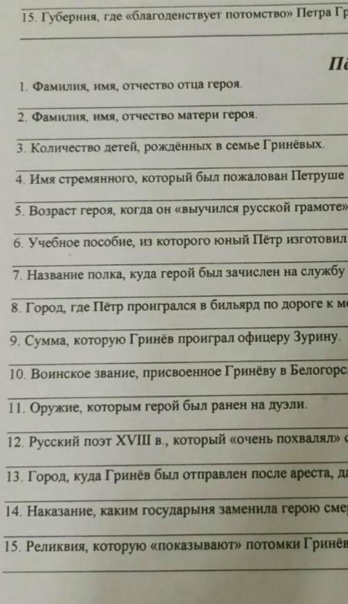 Анкета Гринева петра то что не видно спрашивать​