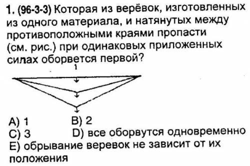 Выбрать правильный ответ и объяснить почему. ​