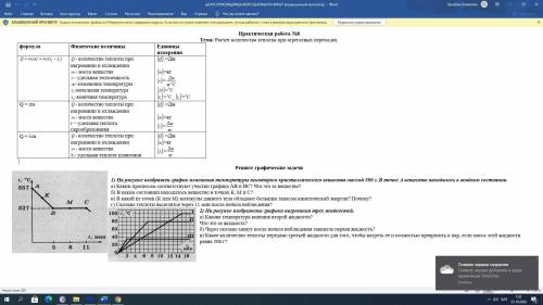 1) На рисунке изображен график изменения температуры некоторого кристаллического вещества массой 500