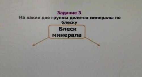 На какие две группы делятся минералы по блеску??​