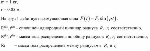 Требуется: 1. Применяя основные теоремы динамики системы и аналитические методы теоретической механи