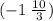 (- 1\: \frac{10}{3} )