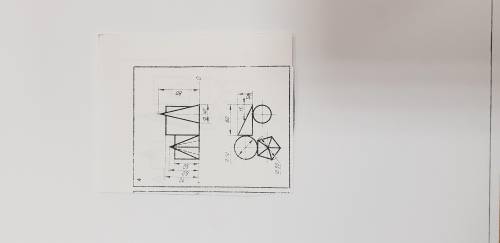 Практическая работа по теме:Проецирование геометрических тел на три плоскости проекции начертить д