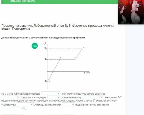 Дополни предложения в соответствии с приведенным ниже графиком.