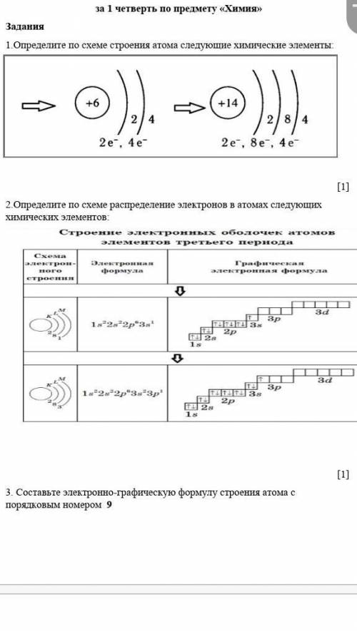 СОЧ по химии 8 класс 1 четверть. Чем быстрее тем лучше) ​