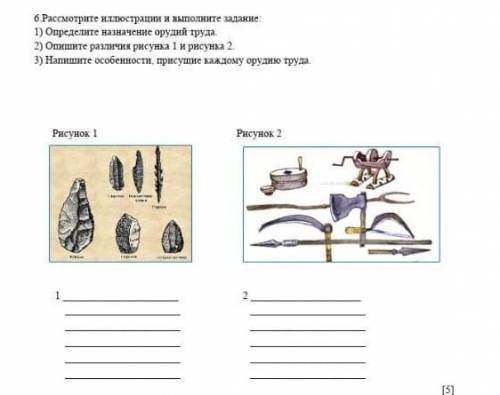 Рассмотрите иллюстрации и выполните задание