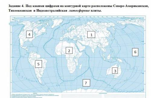 Под каким цифрами на контрольной карте расположена северная американская тихоокеанская и индустрии И