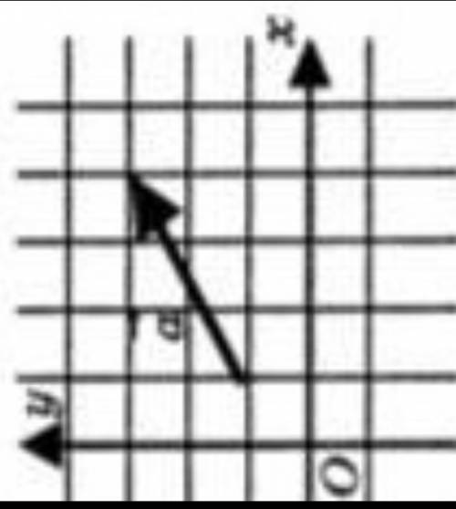 Координаты вектора а, изображенного на рисунке, будут равны​...​